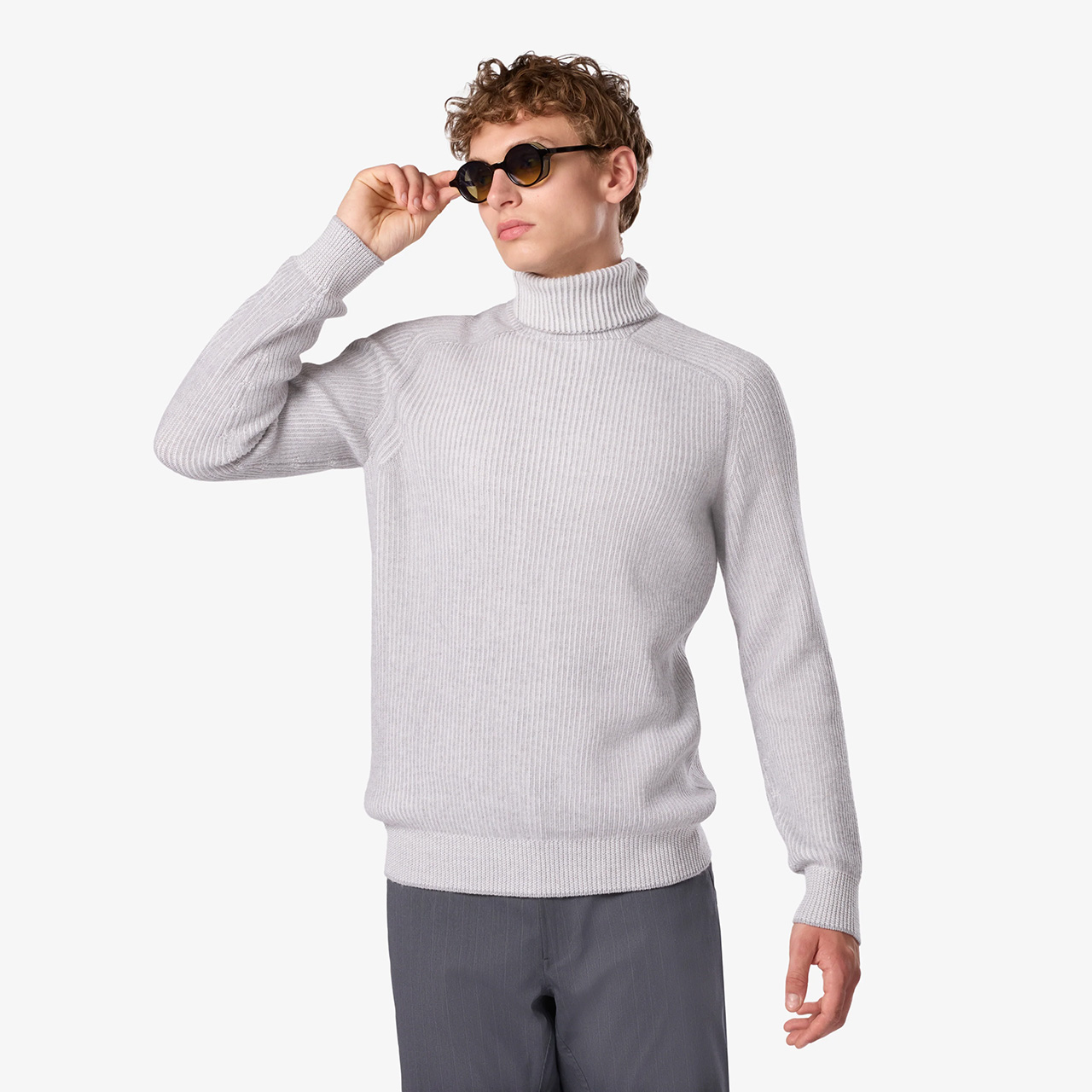 SEASE シーズ カシミヤ タートルネック ニット DINGHY ROLL KT030